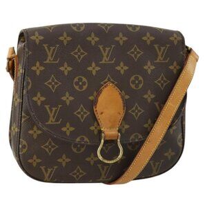 Authentic LOUIS VUITTON Monogram Saint Cloud GM Shoulder Bag M51242 LV